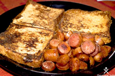 Tastefully Yours French Toast With Fried Sausages