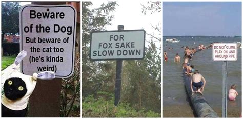 30 Hilarious Warning Signs From Around The World
