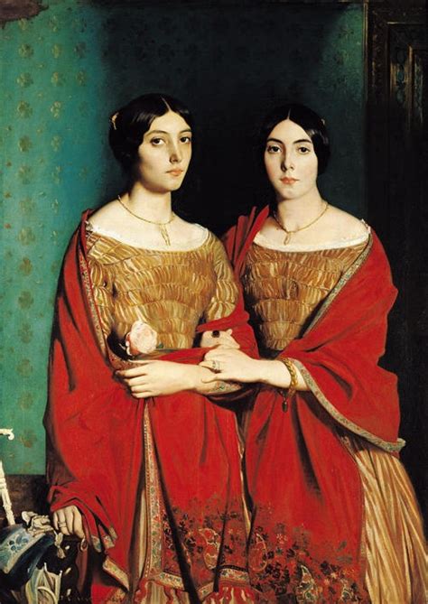 The Two Sisters 1843 Théodore Chassériau Renaissance Paintings