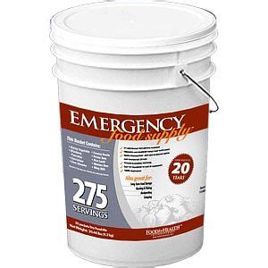 No, this is a 23lb monster called emergency food supply, and it contains 275 servings in one. Costco's Emergency food supply ($90) with a 20-year shelf ...