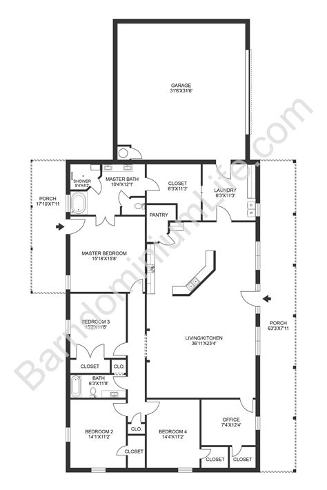 Top 20 Barndominium Floor Plans Artofit