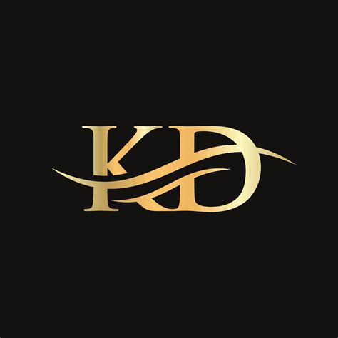 Diseño De Logotipo Kd Diseño Inicial Del Logotipo De La Letra Kd