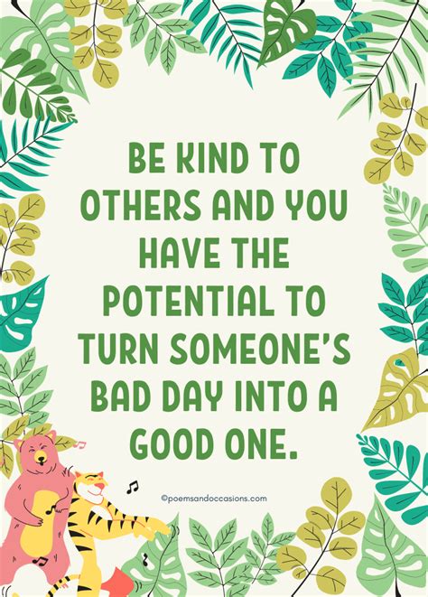 100 Beautiful Kindness Quotes To Teach Your Kids Poems And Occasions