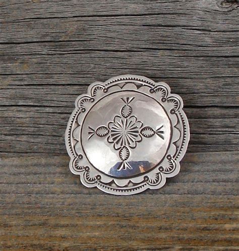 Native American Vintage Navajo Silver Pin Brooch Present For Etsy