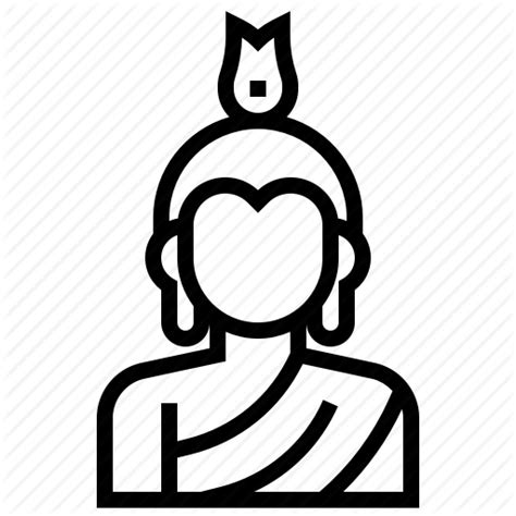 Free vector icons in svg, psd, png, eps and icon font. Buddha, sculpture, statue, thailand icon