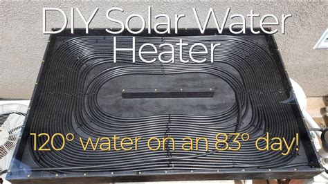 Diy Solar Water Heater Full Build Youtube