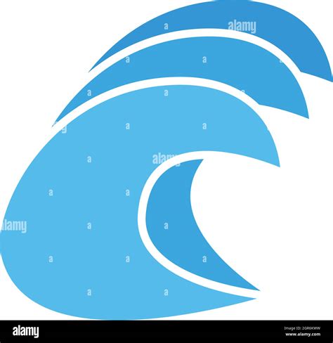 High Ocean Waves Icon Simple Style Stock Vector Image And Art Alamy