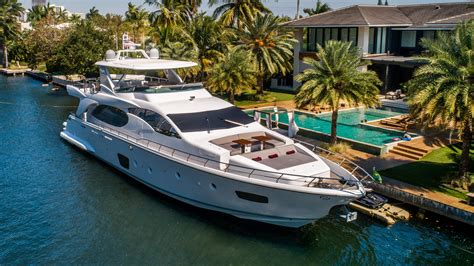 Blue Yacht For Sale 85 Azimut Yachts Miami Fl Denison Yacht Sales
