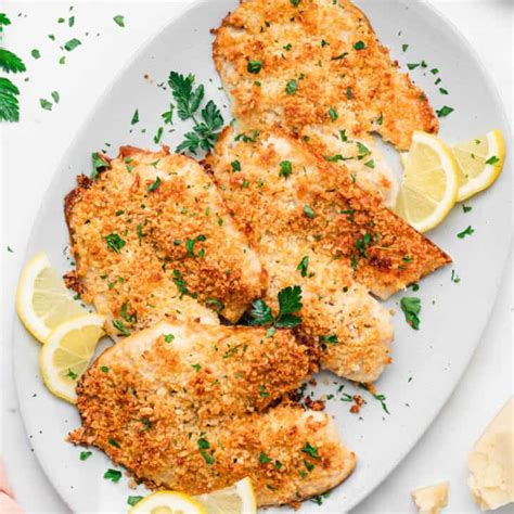 Parmesan Crusted Tilapia Only 4 Ingredients Julies Eats And Treats