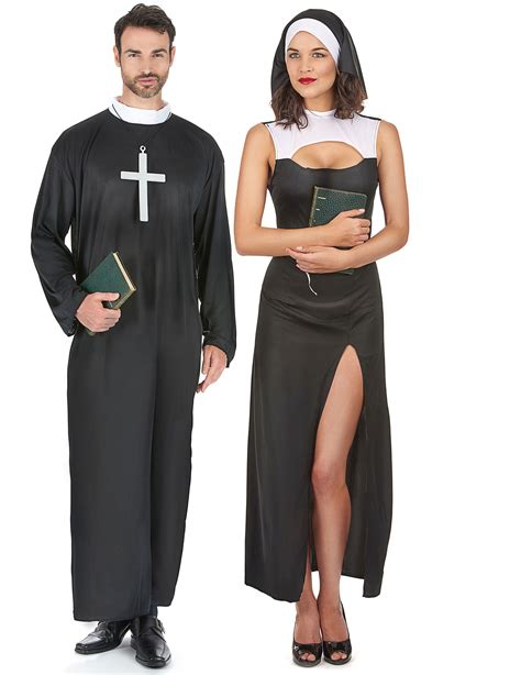 Nun And Priest Costume For Couples Priest Costume For Men This Priest