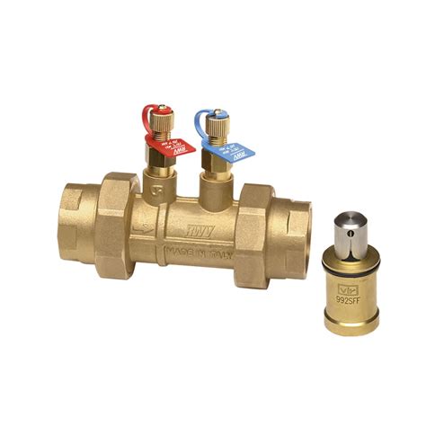 9907t Series Straight Dzr Brass Automatic Balancing Valve Red White