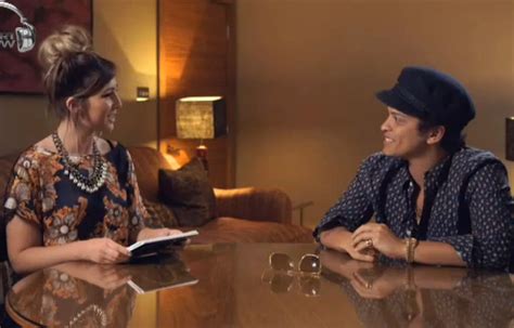 Bruno Mars Interview Chart Show Chat Our First Time