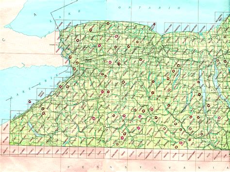 30 New York State Topographic Map Maps Database Source