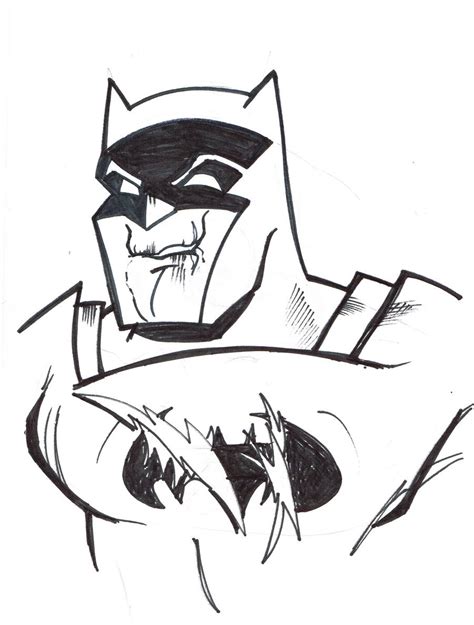 Batman Sketch By Nickmockoviak On Deviantart