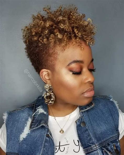 59 Short Natural Haircuts For Black Females With Big Foreheads