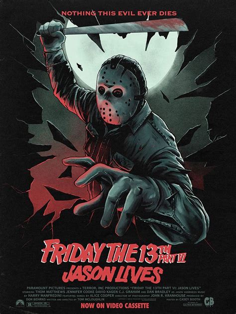 Alternative Movie Poster Movement Friday The 13th Jason Voorhees Art Jason Voorhees