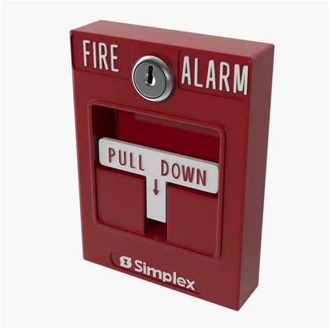 Fire Alarm 3 3D Model AD Fire Alarm Model Fire Alarm Alarm 3d Model