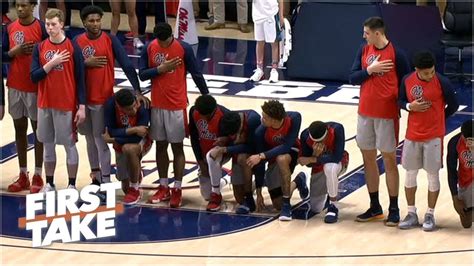 Ole Miss Basketball Players Kneeling During National Anthem Made Clear Point First Take Ole