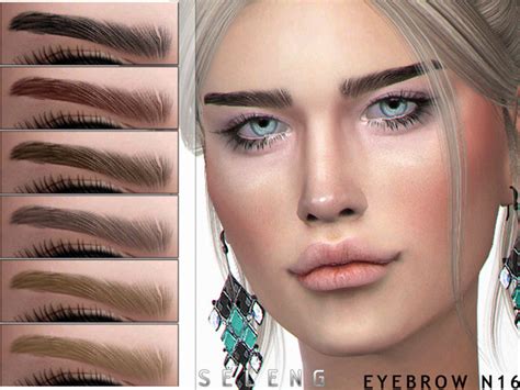 Eyebrow N16 By Seleng At Tsr Sims 4 Updates