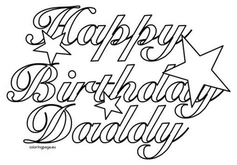 Daddy 5th 1st grandma say printable pdf colouring from. Happy birthday daddy birthday coloring page - Coloringof ...