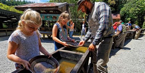 Gold Panning Pan For Your Own Gold Shantytown Heritage Park
