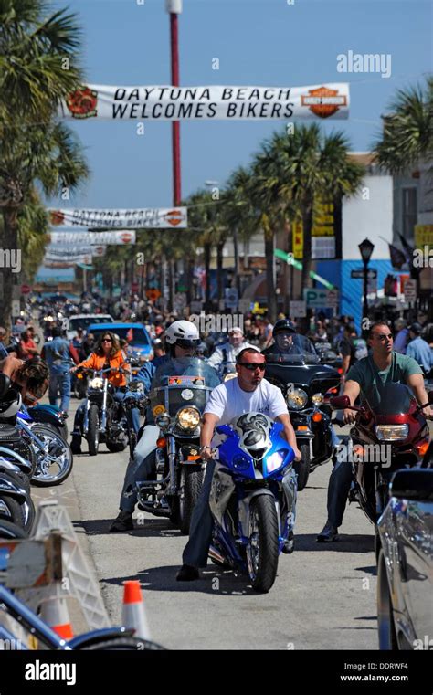 Daytona Beach Florida Motorcycle Bike Week Festival Daytona Bike Week Also Called Daytona Beach