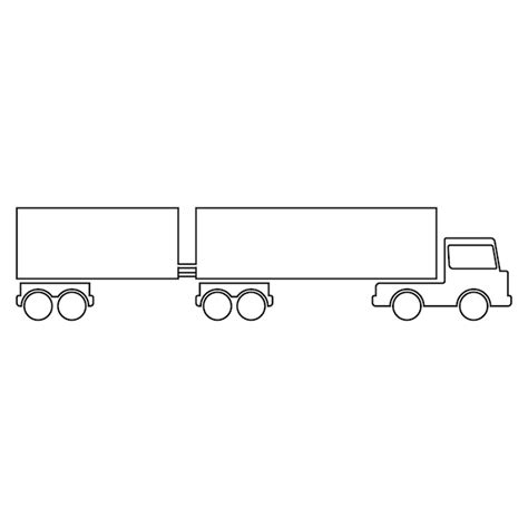 Premium Vector Truck Icon Vector