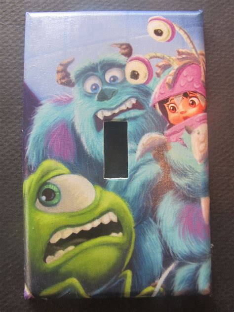Disney Pixars Monsters Inc Light Switch Cover Featuring Boo