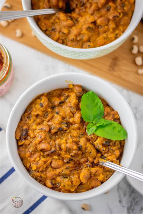 Nigerian Stewed Beans Ewa Riro My Active Kitchen