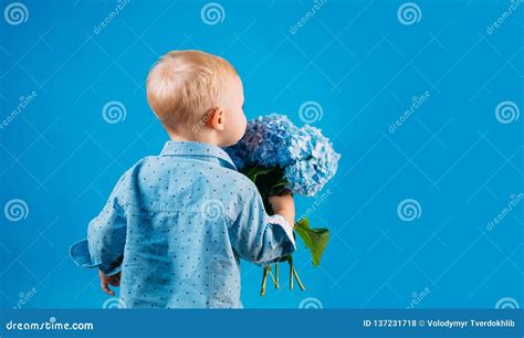 Spring Flowers Childhood Childrens Day Small Baby Boy New Life