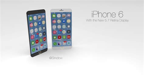 Sirkdow Renders Iphone 6 57 Inch Phablet Concept Phones