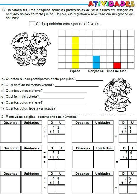 Atividade Com Graficos 3 Ano