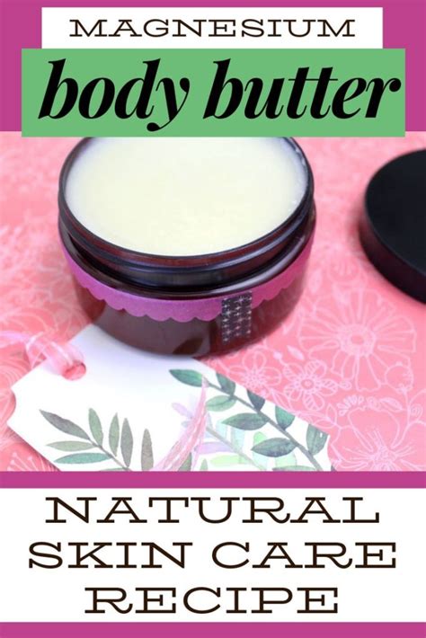 Find discontinued fragrances and browse bath supplies to treat your body. Magnesium Body Butter Recipe (A Natural Moisturizer & Home ...