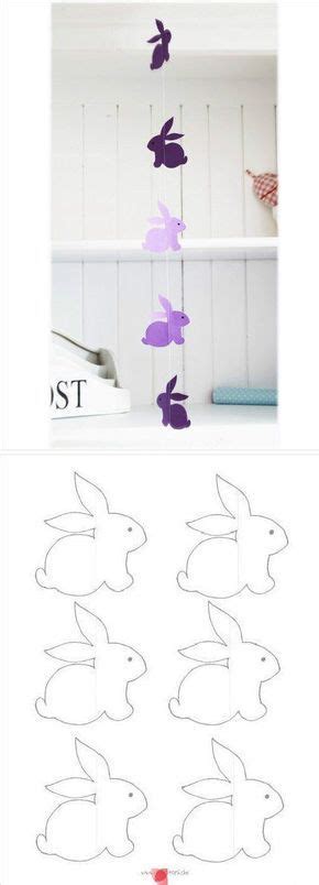 Vogel vorlage zum ausschneiden das beste von. Hasengirlande für Ostern mit Vorlage zum Ausdrucken! #diy ...