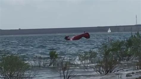 WATCH: Biplane crashes into Lake Travis | FOX 7 Austin