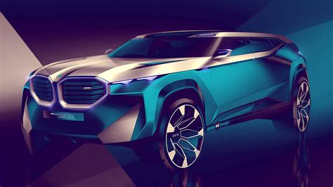 Bmw Concept Xm Design Sketch Render Car Body Design