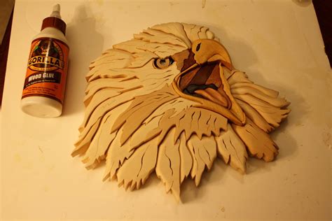 Eagle Intarsia By Jim ~ Woodworking