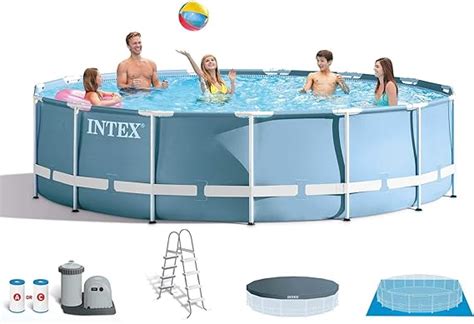 Intex 18ft X 48in Prism Frame Pool Set With Filter Pump