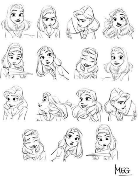 How To Draw Cartoon Eyes And Face Bored Art Disney Style Drawing