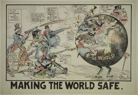 World War I Political Cartoon Posters Carey Cartoon