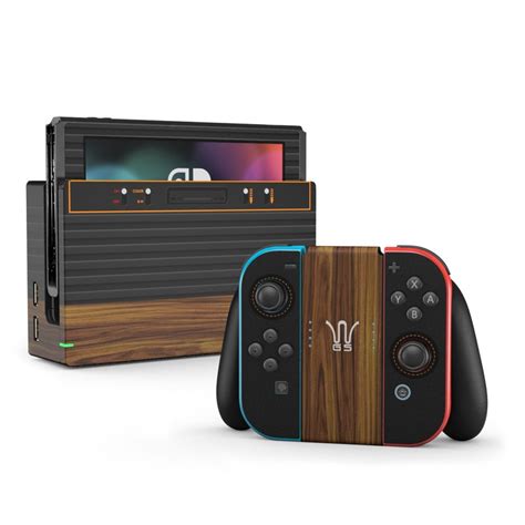 Nintendo Switch Skin Wooden Gaming System By Retro Decalgirl