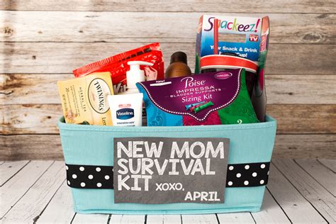 These subscription boxes for moms include classic gifts like flowers, candles, and beauty products, as well as innovative options like online classes, food what she'll get: New Mom Survival Kit