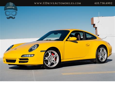 2006 Porsche 911 Carrera 4s 997 C4s Speed Yellow Cocoa Full Lthr 6