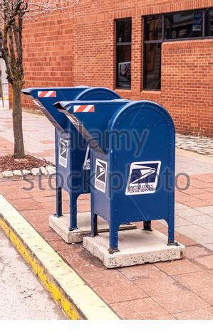 Most postal service employees are not aware of this. us postal service blue mailbox dropbox and grey relay mail ...