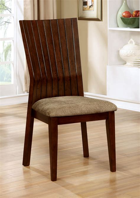 Browse our selection of contemporary and modern dining room chairs to match your unique style. Furniture Of America Montreal I Dark Oak Plank Design ...