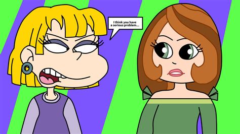 All Grown Up Angelica Pickles Vs Beth By Marjulsansil On Deviantart