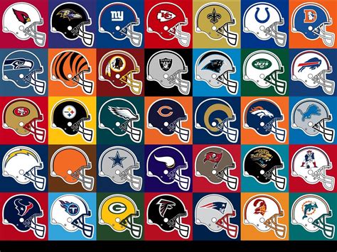 Nfl Football Team Helmet Logos Clipart Sport Printablescrafts