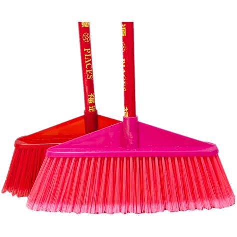 Eco Friendly Materials Broom Brushes With Hard Monofilament Long Handle