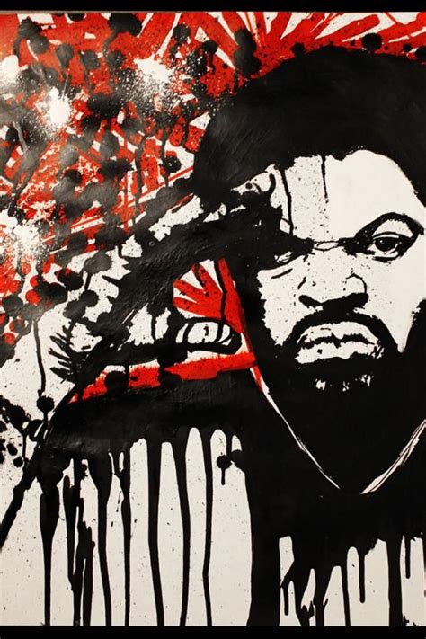Ice Cube Graffiti Art Pop Art Portraits Hip Hop Art