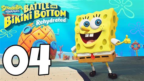 Spongebob Battle For Bikini Bottom Rehydrated Gameplay Walkthrough